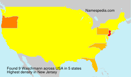 Surname Waschmann in USA Surname Waschmann in USA