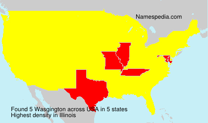 Surname Wasgington in USA Surname Wasgington in USA
