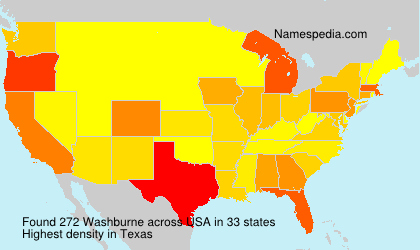 Surname Washburne in USA Surname Washburne in USA