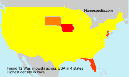 Surname Washinowski in USA Surname Washinowski in USA