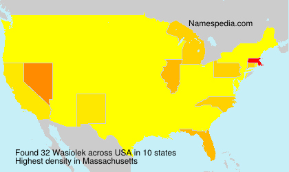 Surname Wasiolek in USA Surname Wasiolek in USA