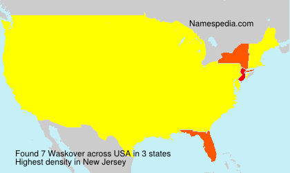 Surname Waskover in USA Surname Waskover in USA