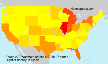 Surname Wasmuth in USA Surname Wasmuth in USA