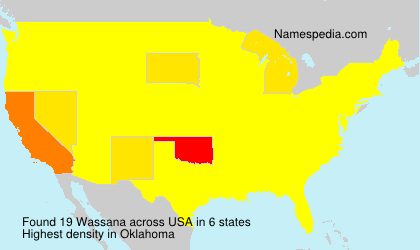 Surname Wassana in USA Surname Wassana in USA
