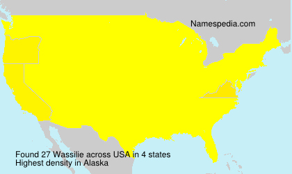 Surname Wassilie in USA Surname Wassilie in USA
