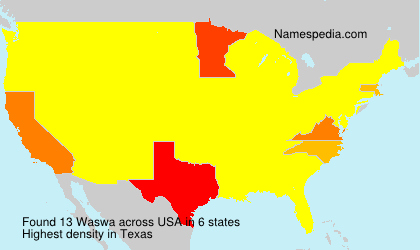 Surname Waswa in USA Surname Waswa in USA
