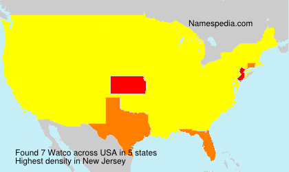 Surname Watco in USA Surname Watco in USA