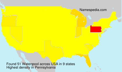 Surname Watenpool in USA Surname Watenpool in USA