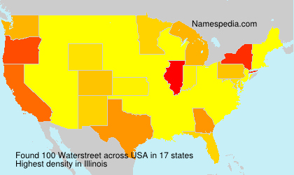 Surname Waterstreet in USA Surname Waterstreet in USA