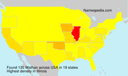 Surname Wathan in USA Surname Wathan in USA