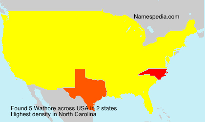 Surname Wathore in USA Surname Wathore in USA