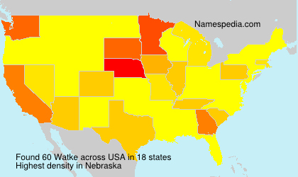 Surname Watke in USA Surname Watke in USA