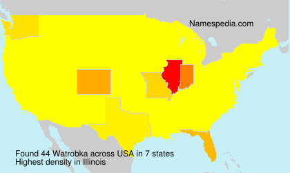 Surname Watrobka in USA Surname Watrobka in USA