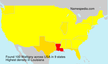 Surname Wattigny in USA Surname Wattigny in USA