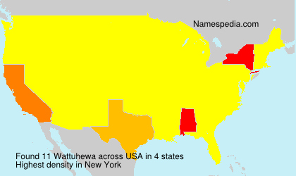 Surname Wattuhewa in USA Surname Wattuhewa in USA