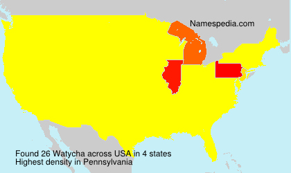 Surname Watycha in USA Surname Watycha in USA