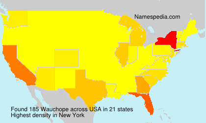 Surname Wauchope in USA Surname Wauchope in USA