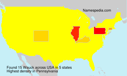 Surname Wauck in USA Surname Wauck in USA