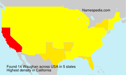 Surname Waughan in USA Surname Waughan in USA