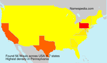 Surname Wauls in USA Surname Wauls in USA