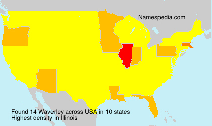 Surname Waverley in USA Surname Waverley in USA