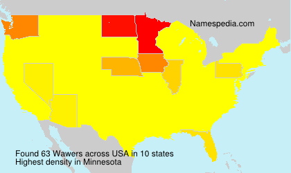 Surname Wawers in USA