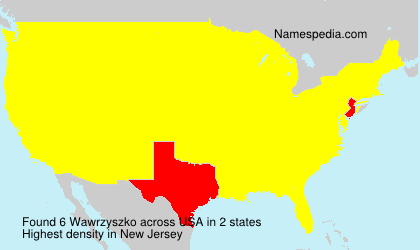 Surname Wawrzyszko in USA Surname Wawrzyszko in USA