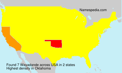 Surname Wayadande in USA Surname Wayadande in USA