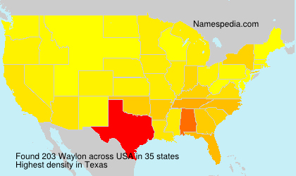 Surname Waylon in USA Surname Waylon in USA