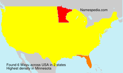 Surname Wayu in USA Surname Wayu in USA