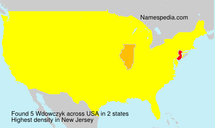 Surname Wdowczyk in USA