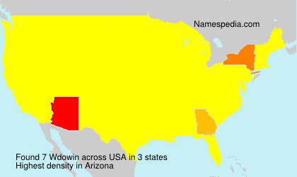 Surname Wdowin in USA