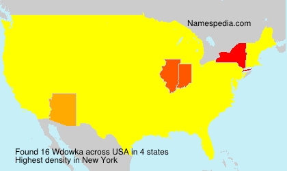 Surname Wdowka in USA