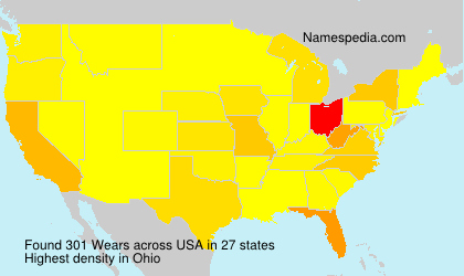 Surname Wears in USA Surname Wears in USA