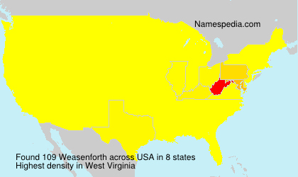 Surname Weasenforth in USA Surname Weasenforth in USA