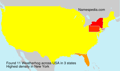 Surname Weatherhog in USA Surname Weatherhog in USA