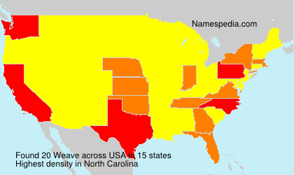 Surname Weave in USA Surname Weave in USA