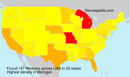 Surname Weavers in USA Surname Weavers in USA