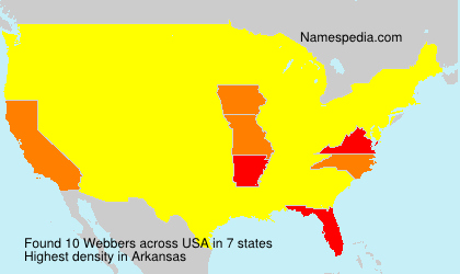 Surname Webbers in USA Surname Webbers in USA
