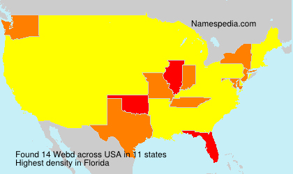 Surname Webd in USA Surname Webd in USA