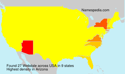 Surname Webdale in USA Surname Webdale in USA
