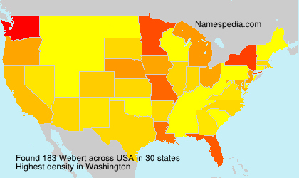 Surname Webert in USA Surname Webert in USA
