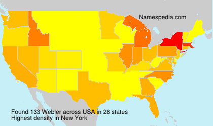Surname Webler in USA Surname Webler in USA