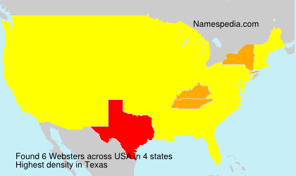 Surname Websters in USA Surname Websters in USA