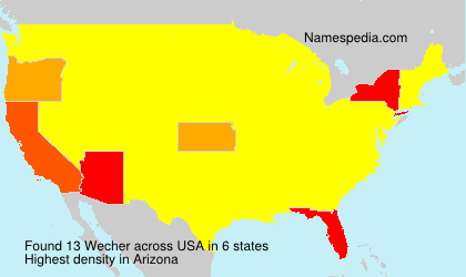 Surname Wecher in USA Surname Wecher in USA