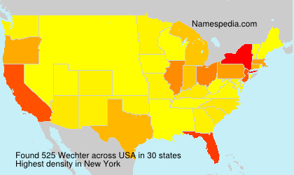 Surname Wechter in USA Surname Wechter in USA