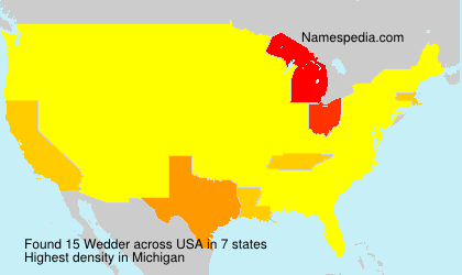 Surname Wedder in USA Surname Wedder in USA