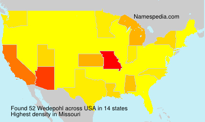 Surname Wedepohl in USA Surname Wedepohl in USA