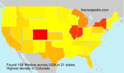 Surname Wedow in USA Surname Wedow in USA