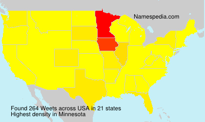 Surname Weets in USA Surname Weets in USA